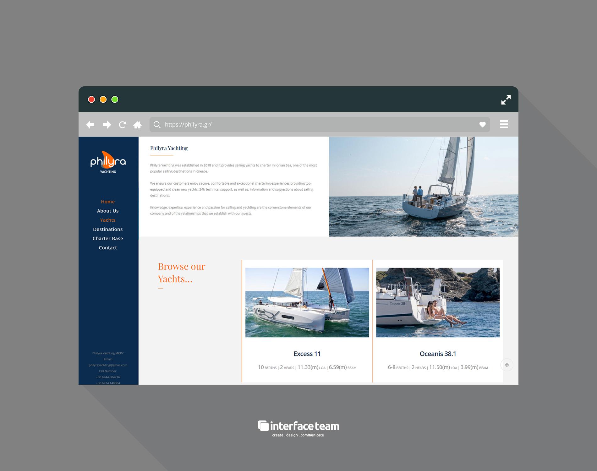 Philyra Yachting by interface-team